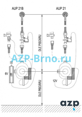 Автоматический смыв INTELLIGENT IQ для писсуаров AUP 21 AZP Brno Чехия (фото, схема) Автоматический смыв INTELLIGENT IQ для писсуаров AUP 21 AZP Brno Чехия (фото, схема)